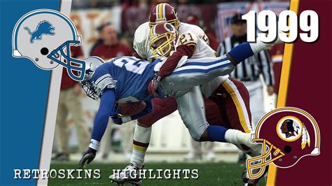 1999: Detroit Lions vs Washington Redskins 